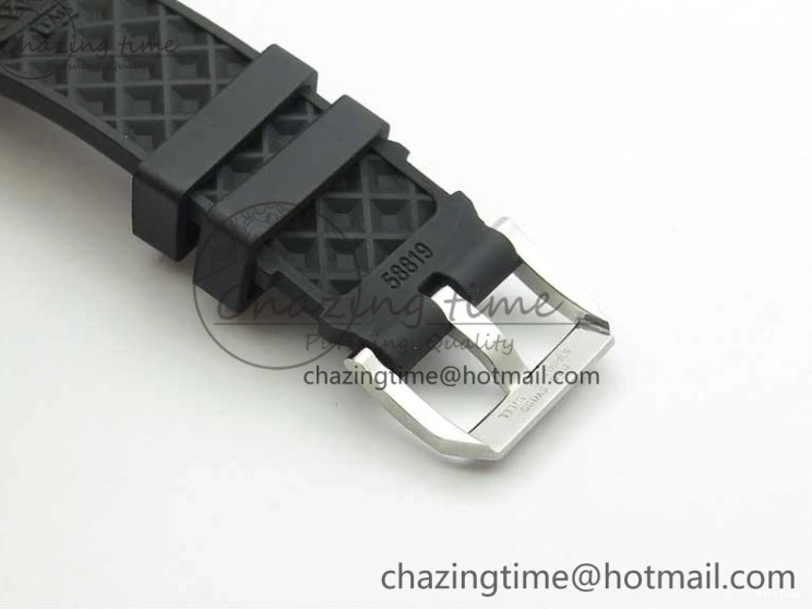 MIROTIME 0117 Aquatimer Chrono IW376702 SS BLS 1:1 Best Edition Black Dial on Black Rubber Strap A WellDesigned 7105